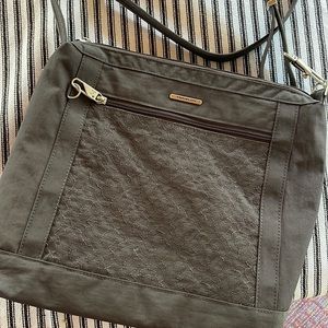Travelon Gray Crossbody or Shoulder Purse